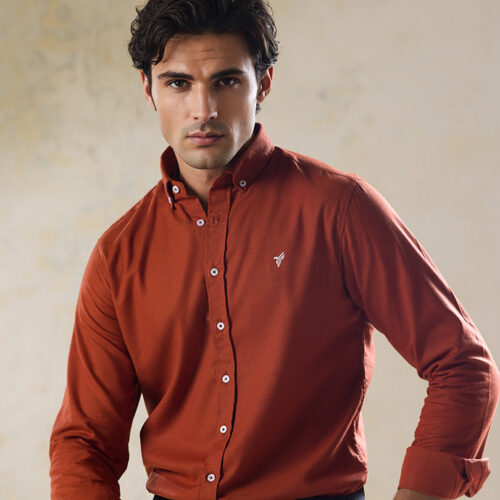 Mahroon oxford shirt