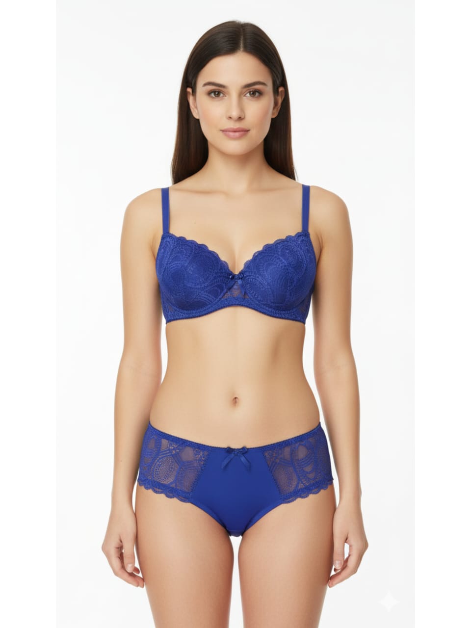 WhatsApp Image 2025-12-16 at 12.15.33 AM Royal Blue Single Foam Pad Bra And Underwear - Image 1