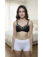 New Black Single Foam Pad Bra