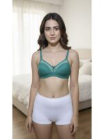 New Green Single Foam Pad Bra