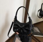 New Style Moon Bow Marble Texture Bags For Girls - Image 5
